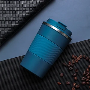 Shun Shop 380ML Paslanmaz Çelik Çift Duvar Vakum Kahve Kahve Açık Boş Zaman Portatif Araba Kupası (Yurt Dışından)