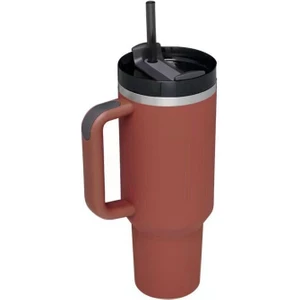 Shun Shop Vakum Çift Katmanlı Paslanmaz Çelik Kupa - Kırmızı (Yurt Dışından)