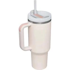 Shun Shop Vakum Çift Katmanlı Paslanmaz Çelik Kupa - Açık Pembe (Yurt Dışından)