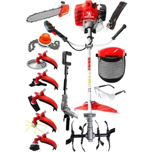 9 Süper Benzinli Motorlu Tırpan 4X4HP 2t Yan Tipi Ot Çim Çayır Biçme Kesme Makinesi