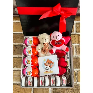 Sevgiliye Dogum Gunu Hediyesi - Nutella - Kinder Joy - Ayıcıklar - Kalp Çikolatalar