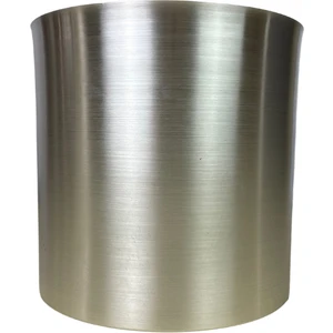 Cihan Çiçekçilik Galvaniz Saksı 20X20 Paslanmaz Metalik Çelik