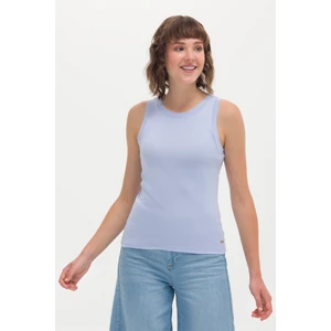 U.S. Polo Assn. Kadın Mavi T-Shirt 50266320-VR036