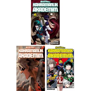 Kahramanlık Akademim 6-7-8. Ciltler Manga Seti - Kohei Horikoşi