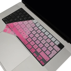 Macbook Air Pro Klavye Koruyucu M1-M2-M3, (Türkçe Q) A2681 A3113, A2941 A3114, A2442 A2779 A2992 A2918, A2485 A2780 A2991 ile Uyumlu Gradient