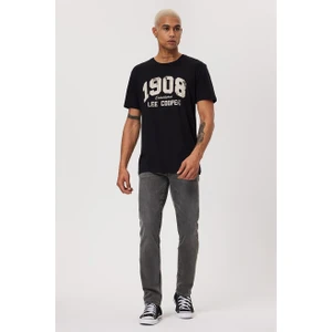 Lee Cooper Derek Erkek O Yaka T-Shirt Siyah