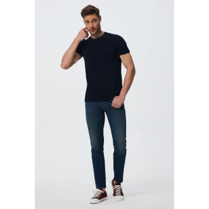 Lee Cooper Twıngos 2 Erkek Pike O Yaka T-Shirt Lacivert