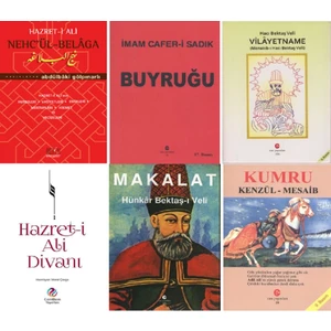 Nehc'ül-Belaga - Hazret-I Ali Divanı - İmam Cafer-I Sadık Buyruğu - Kumru - Vilayetname - Makalat - 6 Kitap Set - Adil Ali Atalay Vaktidolu