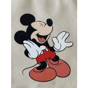 Gönülden Tasarım 13X12 cm Ütü Ile Yapışan Mickey Mause Baskı Aplike Arma Yama