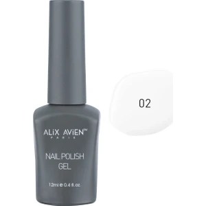 UV Kalıcı Beyaz Jel Oje 02 - Gel Polish- 12 ml