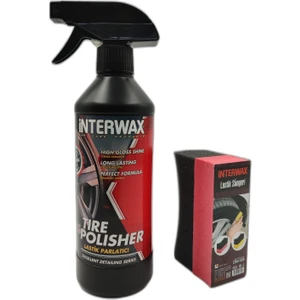Interwax Lastik Parlatıcı 500 ml & Lastik Süngeri