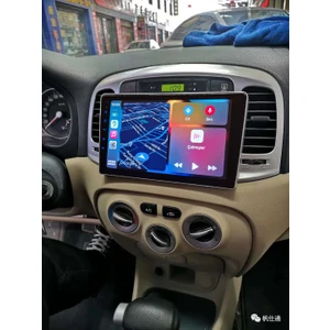 Hyundai 2008-2011 Accent Era Android Kablosuz Carplay Navigasyon Multimedya 9 Inch Ekran 2 GB Ram 32 GB Rom