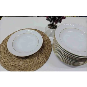 Güral Porselen 22cm Çukur Yemek Tabağı