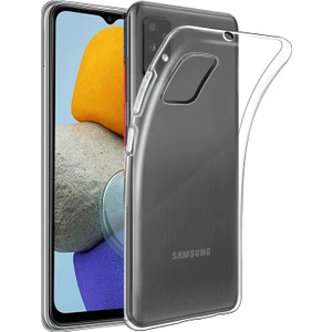 Samsung Galaxy M23 ile Uyumlu Kapak 1mm Süper Silikon Şeffaf Kılıf