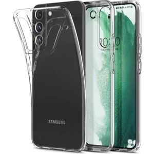 Samsung Galaxy S22 Plus ile Uyumlu Kapak 1mm Süper Silikon Şeffaf Kılıf