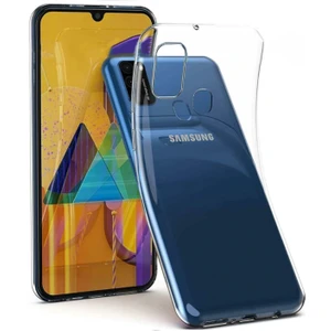 Samsung Galaxy M40 ile Uyumlu Kapak 1mm Süper Silikon Şeffaf Kılıf