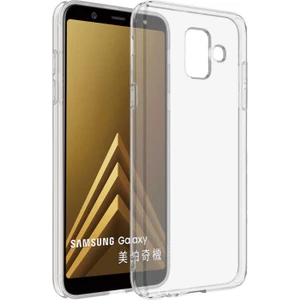 Samsung Galaxy J6 Plus ile Uyumlu Kapak 1mm Süper Silikon Şeffaf Kılıf
