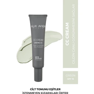 CC Krem Renk Düzenleyici Yeşil - CC Cream Green - SPF 15 UVB/UVA - 40 ml