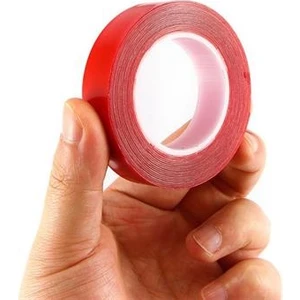 Buffer® 2 Metre Güçlü Yapışkanlı Çift Taraflı Slikon Pratik Şeffaf Bant