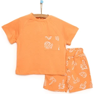 Summer Camp Tshirt-Şort Erkek Bebek