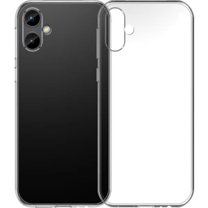 Case World Caseworld Samsung Galaxy A04E ile Uyumlu Kapak 1mm Süper Silikon Şeffaf Kılıf