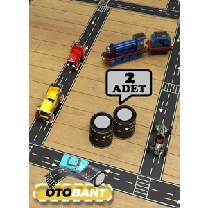 Oyuncak Otobant 2 Adet Eğitici ve Eğlenceli Yol Yapım Road Tape Şerit Oyun Bandı
