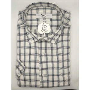 Pamuk Kısa Kol Regular Tek Cepli Gömlek