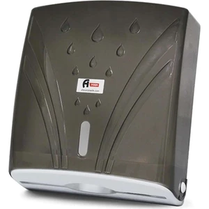 A Form Zha-2 Z Katlama Attan Çekme Kağıt Havlu Dispenseri Havluluk - Şeffaf Füme - 23 Cm. - 1 Adet