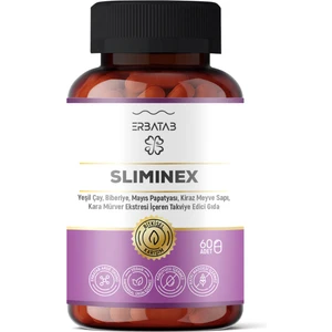 Sliminex (Yeşilçay - Biberiye - Mayıs Papatyası - Kiraz Sapı Ekstresi) 60 Kapsül