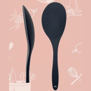 Isıya Dayanıklı Silikon Büyük Kaşık 30 cm