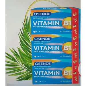 Vitamin B12 30 Tablet x 3