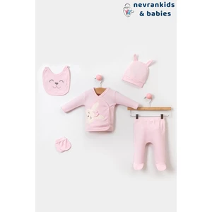 Nevran Kids Bear Organik 5'li Hastane Çıkışı Seti