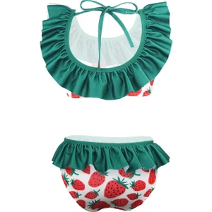 Rs Ramuni Fırfırlı Bikini Çilek