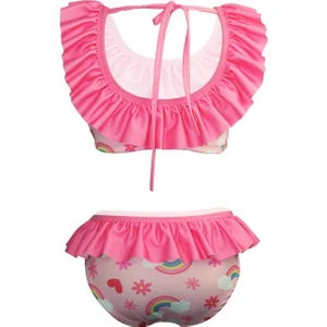 Rs Ramuni Fırfırlı Bikini Gökkuşagı
