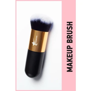 Professional Make-Up Luxury Fondöten ve Allık Makyaj Fırçası Dm