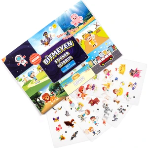 Bitmeyen Sticker Kitabım Tekrar Tekrar Kullanılabilen 100+ Sticker