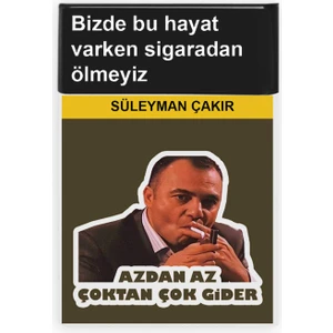Süleyman Çakır Kurtlar Vadisi Standart Sigara Tabakası Kutusu