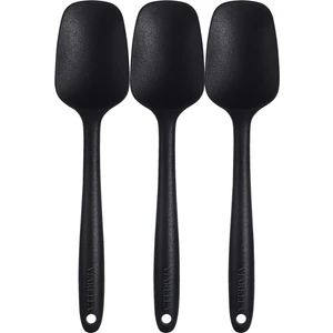 Büyük Boy Silikon Yassı Kaşık 3lü Set