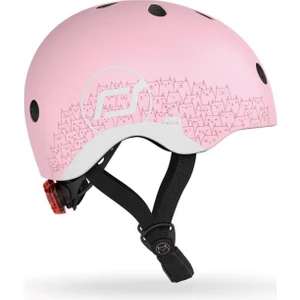 Scoot And Ride Helmet Reflective Bebek Kaskı XXS-S Pembe 181206-96496