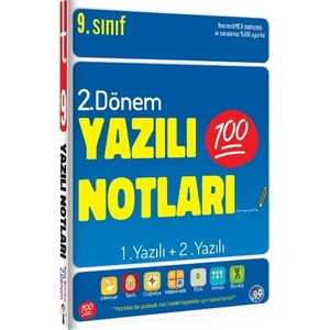Tonguç Akademi 9. Sınıf Yazılı Notları 2. Dönem 1 ve 2. Yazılı 2025