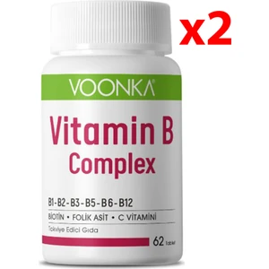 Vitamin B Complex 62 Tablet - 2 Adet