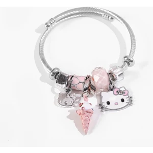 Hello Kitty Bileklik Dondurma Kedi Moda Bileklik (Yurt Dışından)