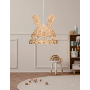 Bilge Bohem Rattan Bambu Hasır Tavşan Çapraz Çocuk Odası Avize