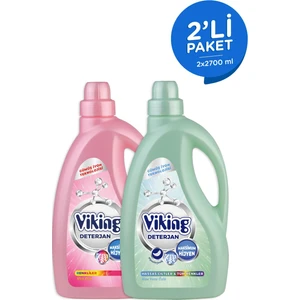 Sıvı Çamaşır Deterjanı 2,7 L 2 Adet - Renkliler ve Hassas Ciltler