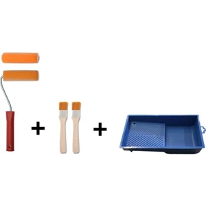 Saten Ipek Rulo Fırça Seti 10CM