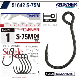 51642 S-75M Black Chrome Iğne