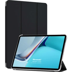 Honor Pad 8 Kılıf Slim Translucent Back Smart Cover Siyah