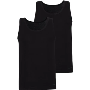 Erkek Siyah Atlet 2'li Paket Loose Fit 9225