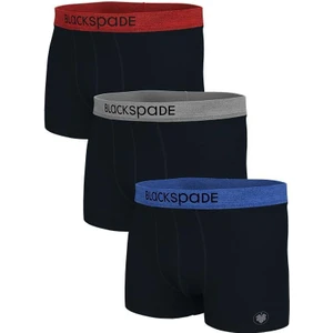 Erkek Siyah Boxer 3'lü Paket Modern Basics 9471