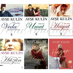 Dürbünümde Kırk Sene - Veda - Umut - Hayat - Hüzün - Hayal - Hazan - 6 Kitap - Ayşe Kulin